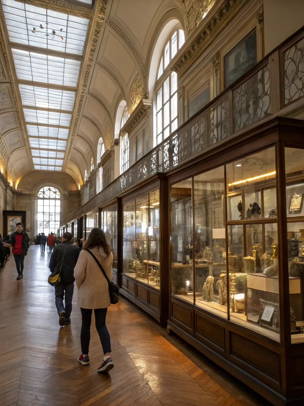 A photograph showcasing the ASSOCIATION L ESCALE MUSEE MARITIME's exhibit on local maritime history, featuring artifacts, documents, and interactive displays.